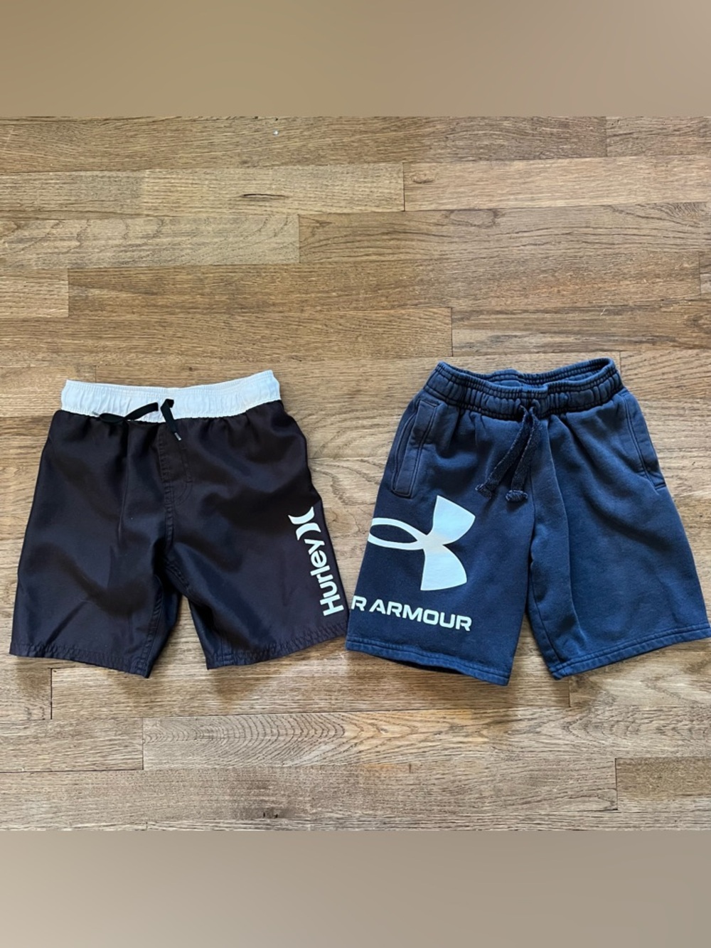 Hurley Black Kids Swim Shorts Under Armor Soft